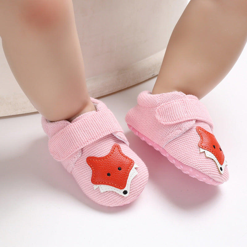 Niedliche Babyschuhe mit weicher Sohle für 0-1-Jährige