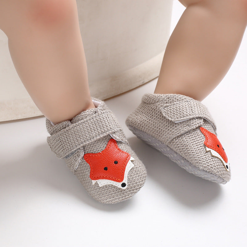 Niedliche Babyschuhe mit weicher Sohle für 0-1-Jährige