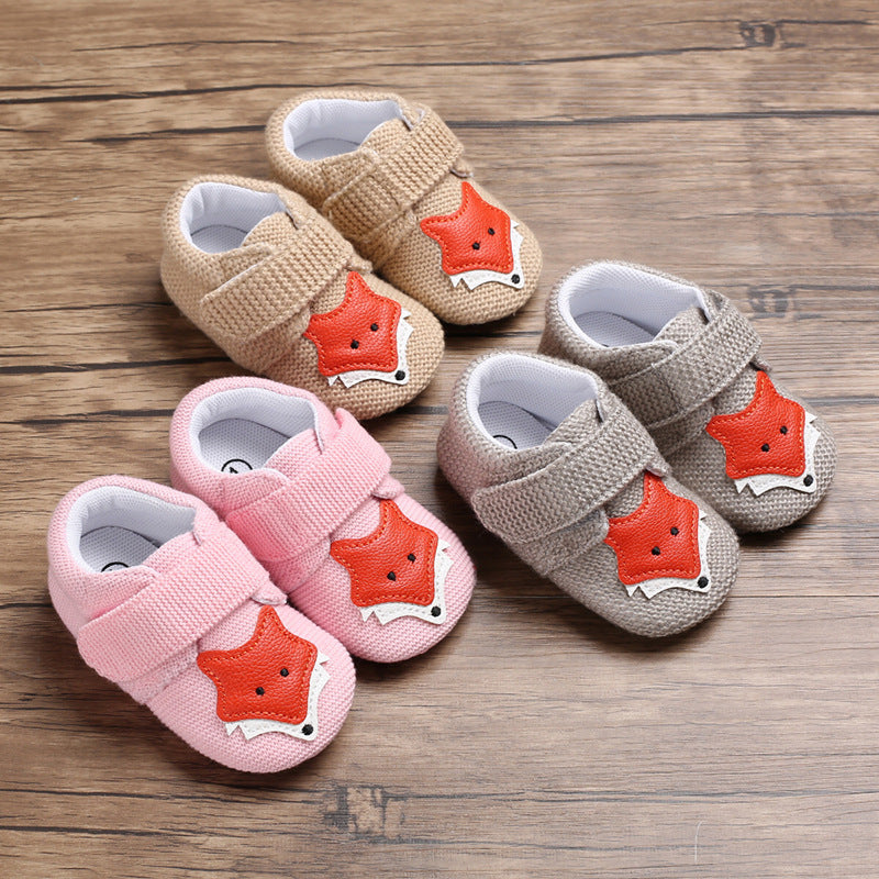 Lindos zapatos de bebé de suela blanda para bebés de 0 a 1 año