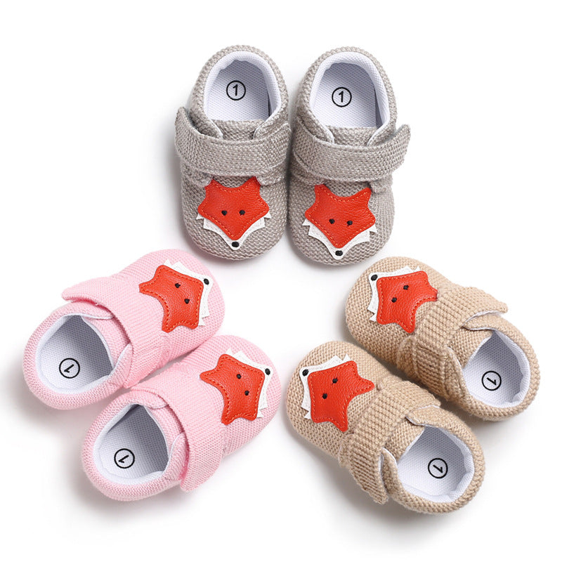 Niedliche Babyschuhe mit weicher Sohle für 0-1-Jährige