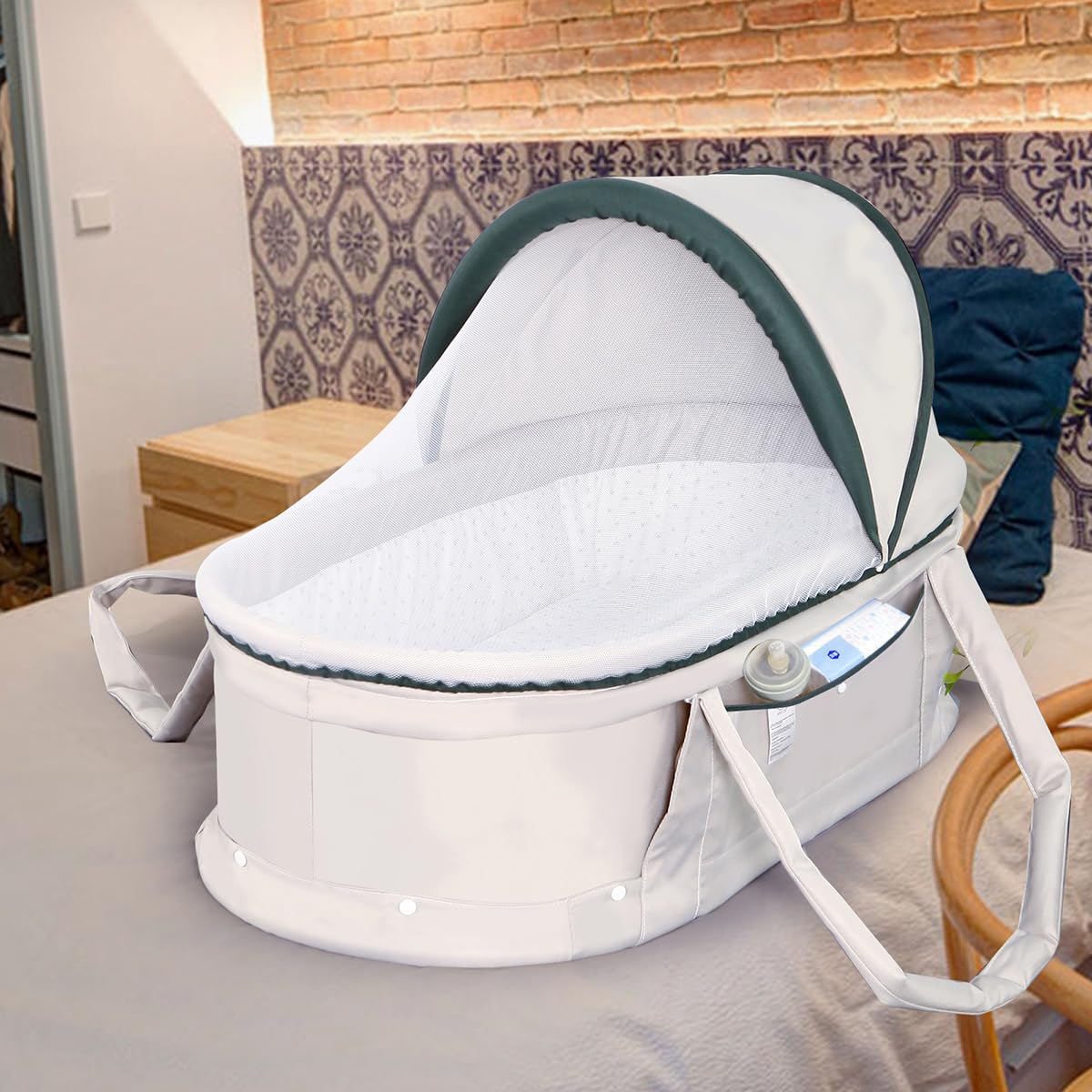 Moises de viaje SnuggleNest para bebé - Cuna portátil para bebé