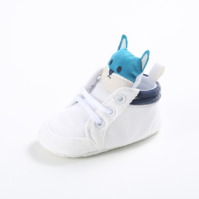 Lindos Zapatitos de Bebé de Zorro con Suela Blanda para Bebés de 0 a 1 Año