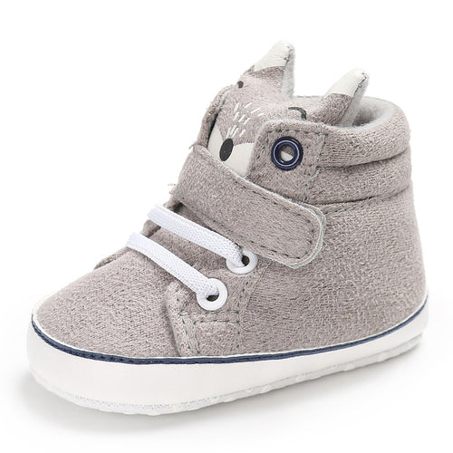 Lindos Zapatitos de Bebé de Zorro con Suela Blanda para Bebés de 0 a 1 Año