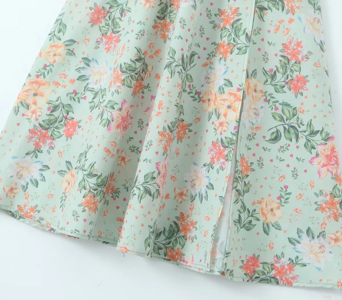 Whimsical Cottagecore Floral Strap Summer Dress