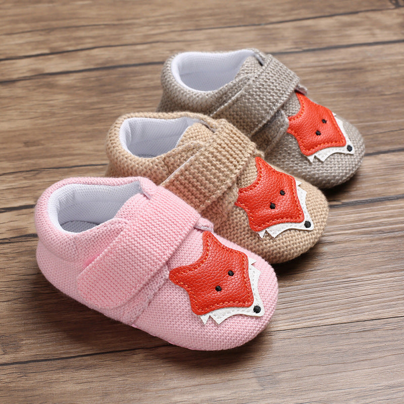 Niedliche Babyschuhe mit weicher Sohle für 0-1-Jährige